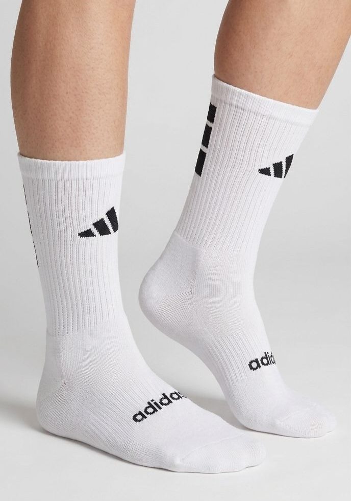 Calcetines Clásicos Adidas (Unisex) Blanco