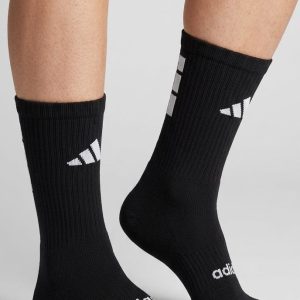 Calcetines Clásicos Adidas (Unisex) Negro