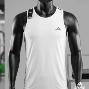 Franela sin Mangas Adidas Essential Blanca