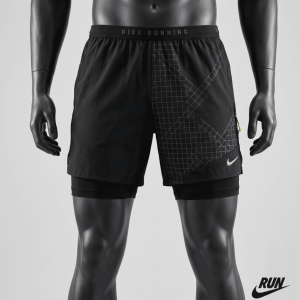 Short Running Nike Stride (Con Licra) Para Hombre Negro